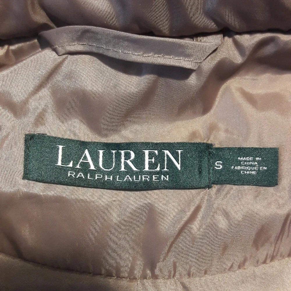 Lauren Ralph Lauren Down/waterfowl fur lined removeable hood zip up size s - Picture 8 of 15